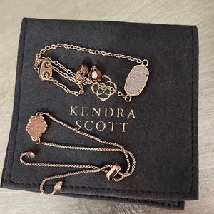Kendra Scott Rose Gold Drusy Bracelet Set!